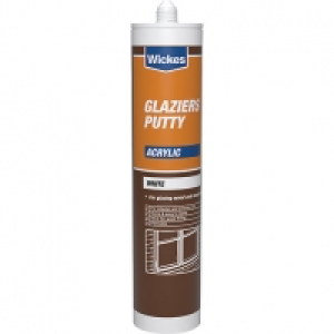 Wickes Glaziers Acrylic Putty - White 310ml £3.90
