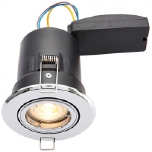 Wickes Chrome LED Premium Fire Rated Tilt Downlight - 6W £8.04