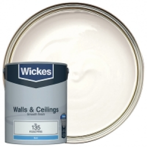 Wickes Frosted White - No. 135 Vinyl Matt Emulsion Paint - 5 £17.00