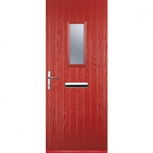 Euramax 1 Square Red Right Hand Composite Door 920mm x 2100m £670.00