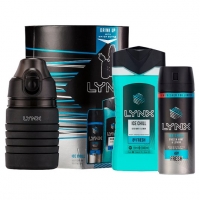 Tesco  Lynx Ice Chill & Water Bottle Gift Set