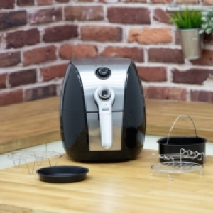 BMStores  Tower Air Fryer 4.3L - Black & Silver