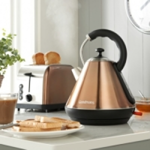 Goodmans Copper Kettle & Toaster Breakfast Set