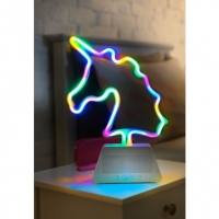BMStores  Byte Neon Light Unicorn Speaker