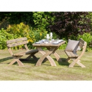 BMStores  Harriet Table & Bench Set