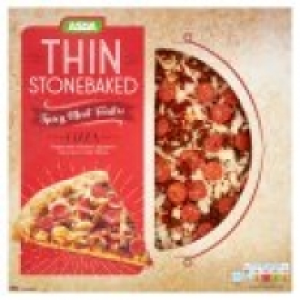 Spicy Meat Feast Thin Stonebaked 10 Inch Pizza £1.87