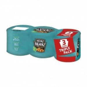 HEINZ BAKED BEANS 3 PACK £1.39