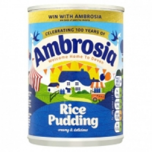 AMBROSIA CREAMED RICE 400G £0.79