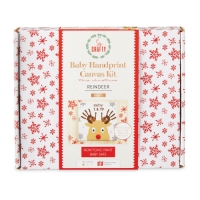 Aldi  Reindeer Baby Handprint Canvas Kit