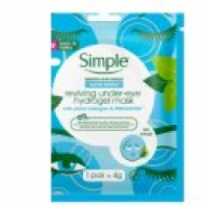 Asda Simple Waterboost Reviving Under Eye Sheet Masks