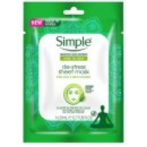 Simple De-Stress Sheet Mask