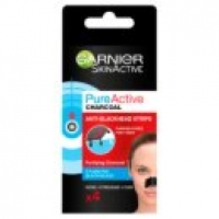 Asda Garnier Pure Active 4 Charcoal Anti Blackhead Nose Strips