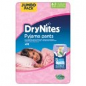 DryNites Pyjama Pants Jumbo Girl 4-7 Years £5.50
