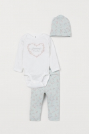  3-piece cotton jersey set £5.00