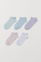 HM   5-pack glittery trainer socks
