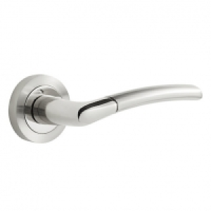 Designer Levers Augusta Lever On Rose Door Handle - Dual Ton £10.99