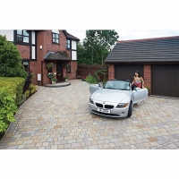 Wickes  Marshalls Fairstone Natural Textured Mixed Size Driveway Pac