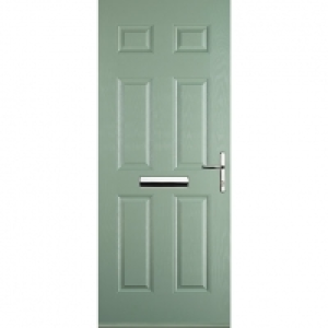 Euramax 6 Panel Chartwell Green Left Hand Composite Door 840 £550.00