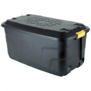 Strata 145L Black Wheeled Storage Trunk £15.00
