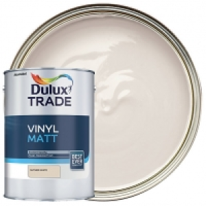 Dulux Trade Vinyl Matt Emulsion Paint - Nutmeg White 5L
