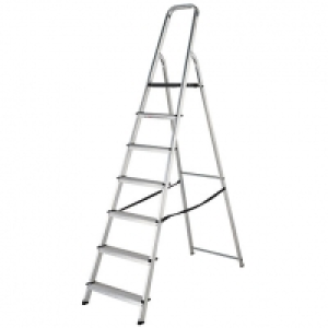 Werner High Handrail 7 Tread Aluminium Stepladder £80.00