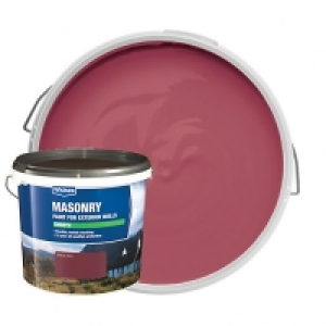 Wickes  Wickes Smooth Masonry Paint - Brick Red 5L