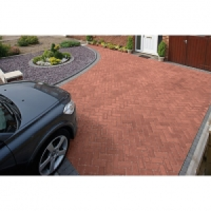 Wickes  Marshalls Driveline Priora Block Paving - Red 200 x 100 x 60