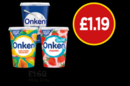 Onken Set Biopot Yogurt Mango, Papaya & Passionfruit, Natura £1.19