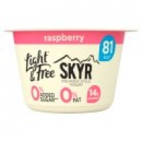 Asda Light & Free Skyr Icelandic Style Raspberry Yogurt