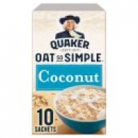 Asda Quaker Oat So Simple Coconut Porridge
