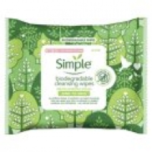 Biodegradable Cleansing Face Wipes £1.50
