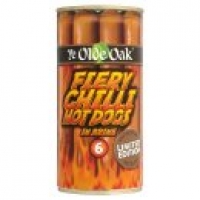 Asda Ye Olde Oak Fiery Chilli Hot Dogs in Brine