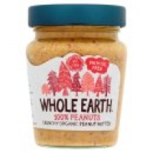 Whole Earth Crunchy Organic Peanut Butter