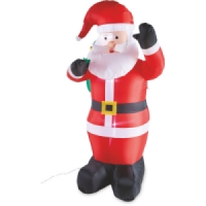 Aldi  6Ft Christmas Inflatable Santa