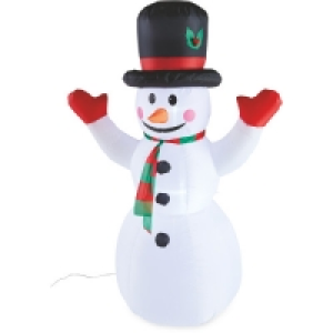Aldi  6Ft Christmas Inflatable Snowman
