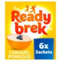 Asda Ready Brek Caramel Flavour Smooth Porridge Oats Sachets