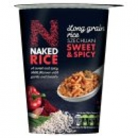 Asda Naked Rice Long Grain Rice Szechuan Sweet & Spicy