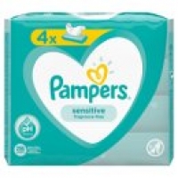 Asda Pampers Sensitive Baby Wipes 4 Packs