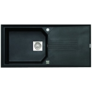 Wickes ROK Designer Single Bowl Kitchen Sink Pack Volcano Bl £304.00