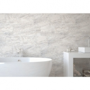Wickes Amalfi Slate Grey Ceramic Tile 360 x 275mm £12.87