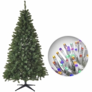 Wilko 7ft Christmas Tree and 600 Coloured Lights Bundle £60.00