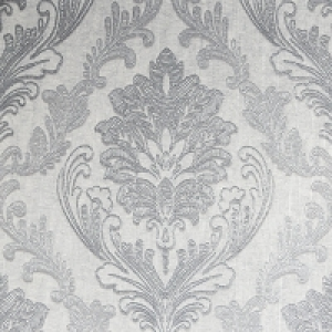 Boutique Corsetto Damask Light Silver Decorative Wallpaper - £24.00