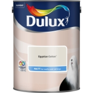 Dulux Matt Emulsion Paint Egyptian Cotton 5L £20.00