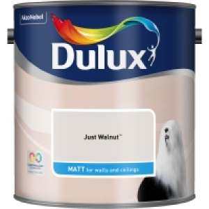 Dulux Matt Emulsion Paint Just Walnut 2.5L £13.00