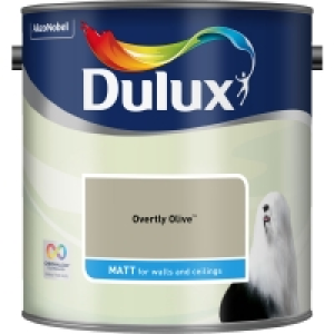 Dulux Matt Emulsion Paint Overtly Olive 2.5L £13.00