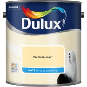 Dulux Matt Emulsion Paint Vanilla Sundae 2.5L £13.00