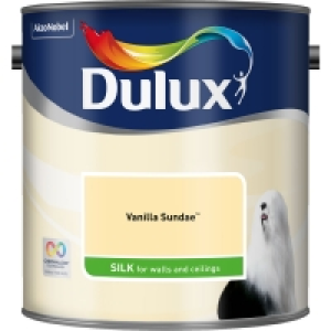 Dulux Silk Emulsion Paint Vanilla Sundae 2.5L £13.00