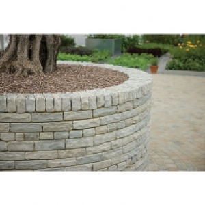 Marshalls Natural Stone Textured Tumbled Walling Pack - Silv £730.00