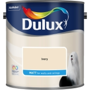 Dulux Ivory Matt Emulsion Paint 2.5L £13.00