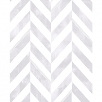 Wickes  Italie Geometric Design Silver Decorative Wallpaper -10m